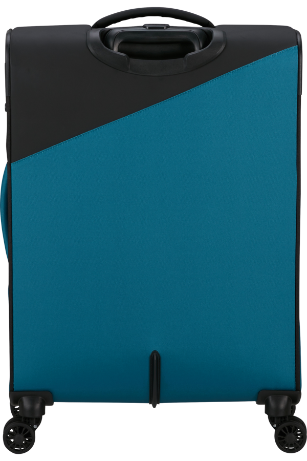 Mala de Viagem Média 67cm Expansível 4 Rodas Preto/Azul - Daring Dash | American Tourister