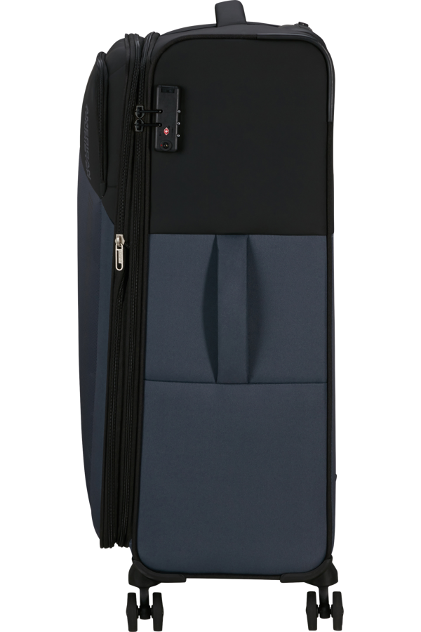 Mala de Viagem Grande 77cm Expansível 4 Rodas Preto/Cinzento - Daring Dash | American Tourister
