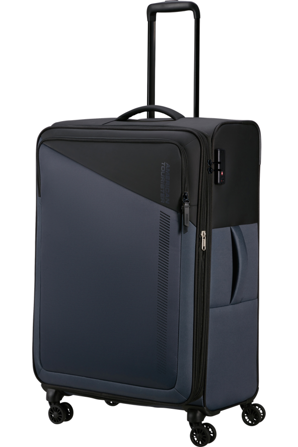 Mala de Viagem Grande 77cm Expansível 4 Rodas Preto/Cinzento - Daring Dash | American Tourister