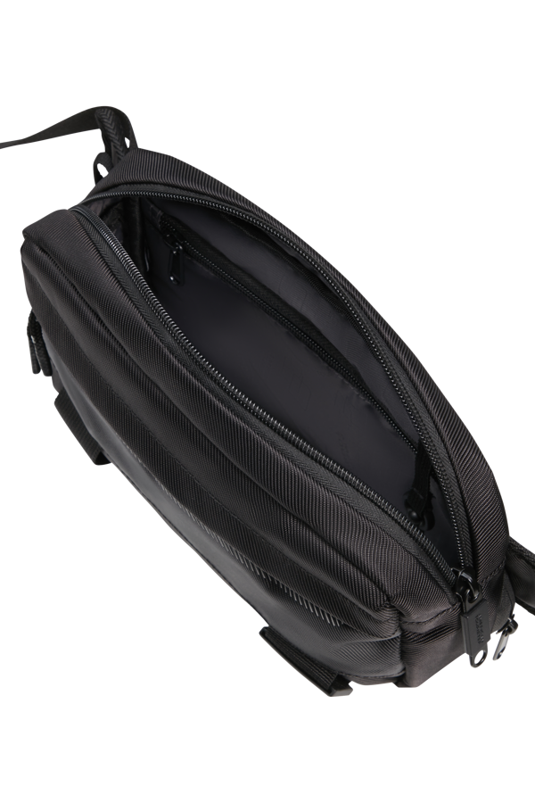 Bolsa Sling Preto Asfalto - Urban Track | American Tourister