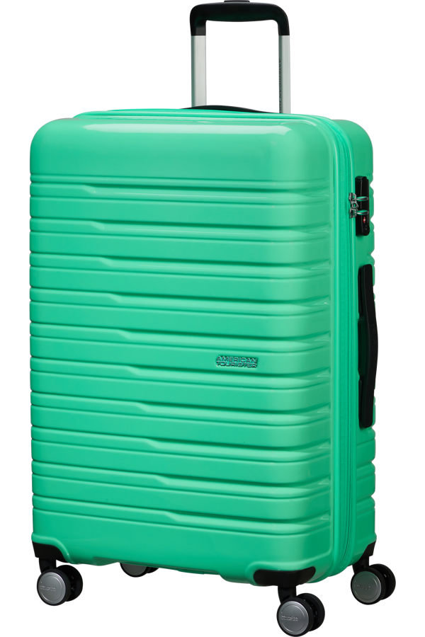 Mala de Viagem Média 67cm Expansível 4 Rodas Verde-Claro - Flashline POP | American Tourister