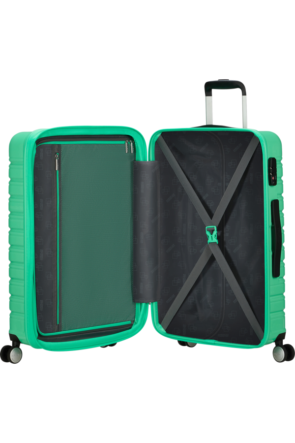 Mala de Viagem Média 67cm Expansível 4 Rodas Verde-Claro - Flashline POP | American Tourister