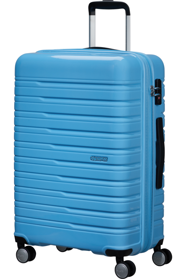Mala de Viagem Média 67cm Expansível 4 Rodas Azul-Celeste - Flashline POP | American Tourister