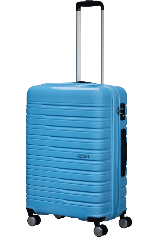 Mala de Viagem Média 67cm Expansível 4 Rodas Azul-Celeste - Flashline POP | American Tourister