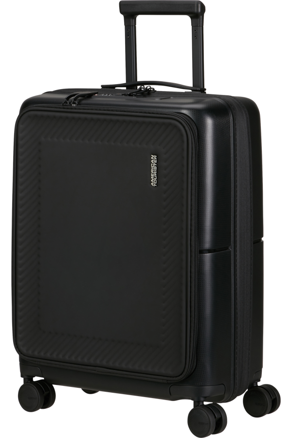 Mala de Cabine 55cm Expansível 4 Rodas com Bolso para Portátil 15.6 Preto - DashPop | American Tour