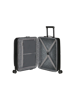 Mala de Cabine 55cm Expansível 4 Rodas com Bolso para Portátil 15.6 Preto - DashPop | American Tour