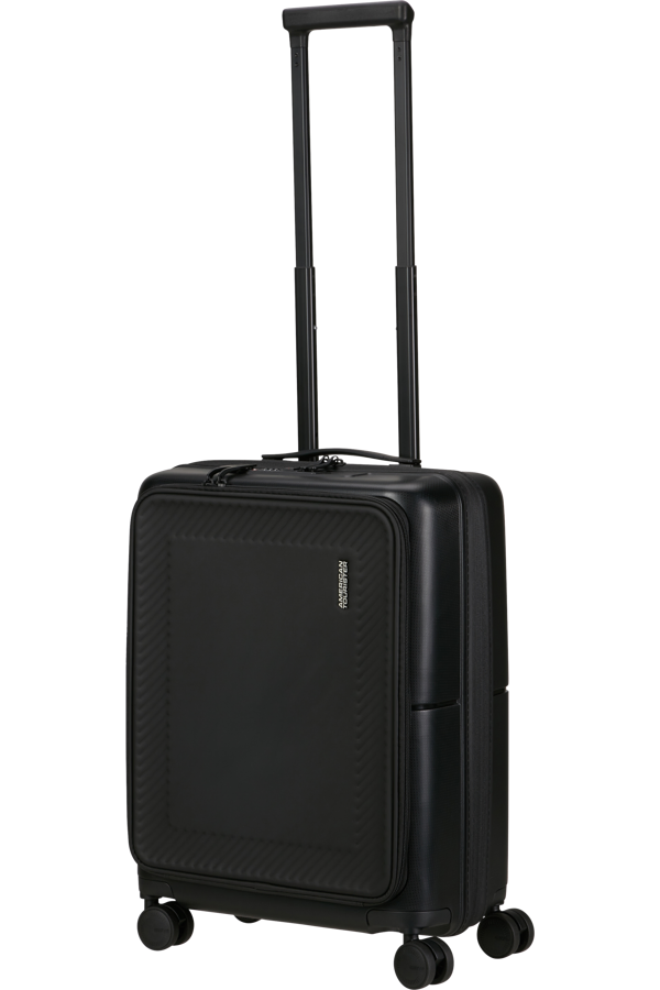Mala de Cabine 55cm Expansível 4 Rodas com Bolso para Portátil 15.6 Preto - DashPop | American Tour