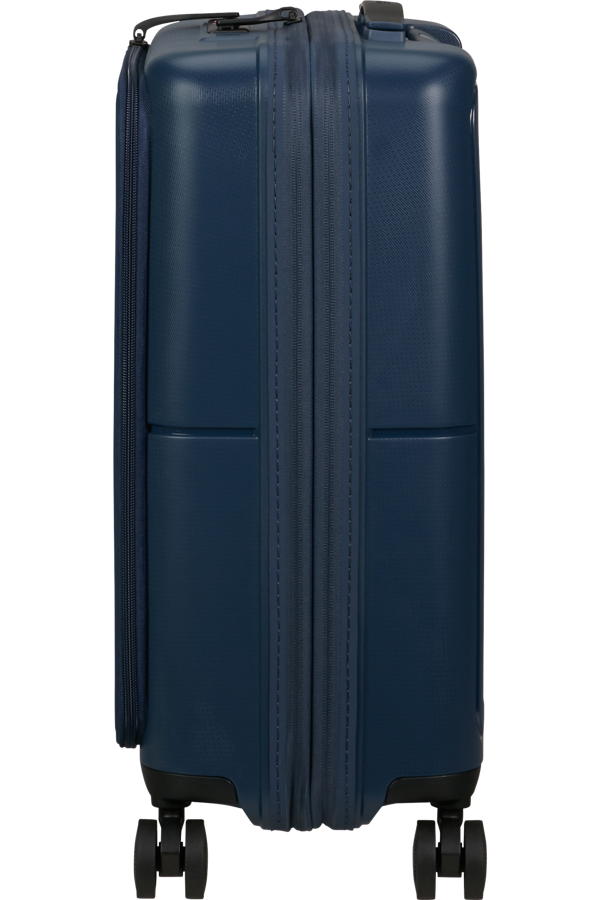 Mala de Cabine 55cm Expansível 4 Rodas com Bolso para Portátil 15.6 Azul Meia-Noite - DashPop | Ame