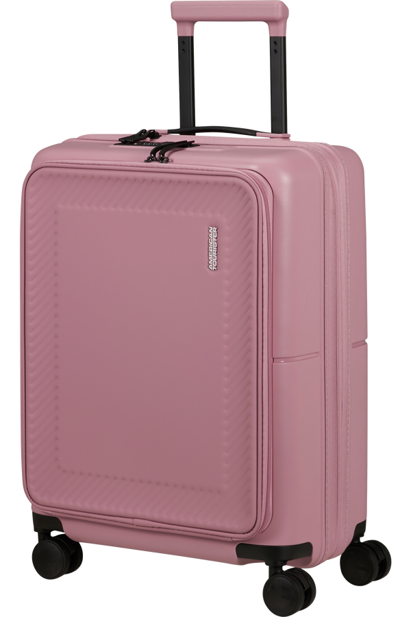 Mala de Cabine 55cm Expansível 4 Rodas com Bolso para Portátil 15.6" Lilás Cor-de-Rosa - DashPo