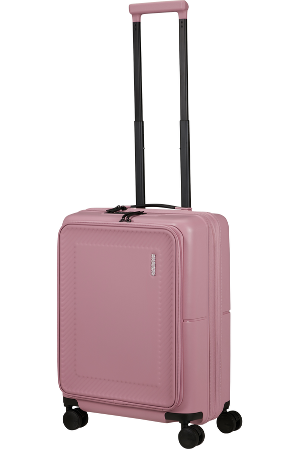 Mala de Cabine 55cm Expansível 4 Rodas com Bolso para Portátil 15.6" Lilás Cor-de-Rosa - DashPo