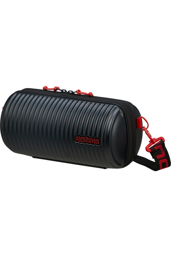 Bolsa Tiracolo Preto/Vermelho - Rollio | American Tourister