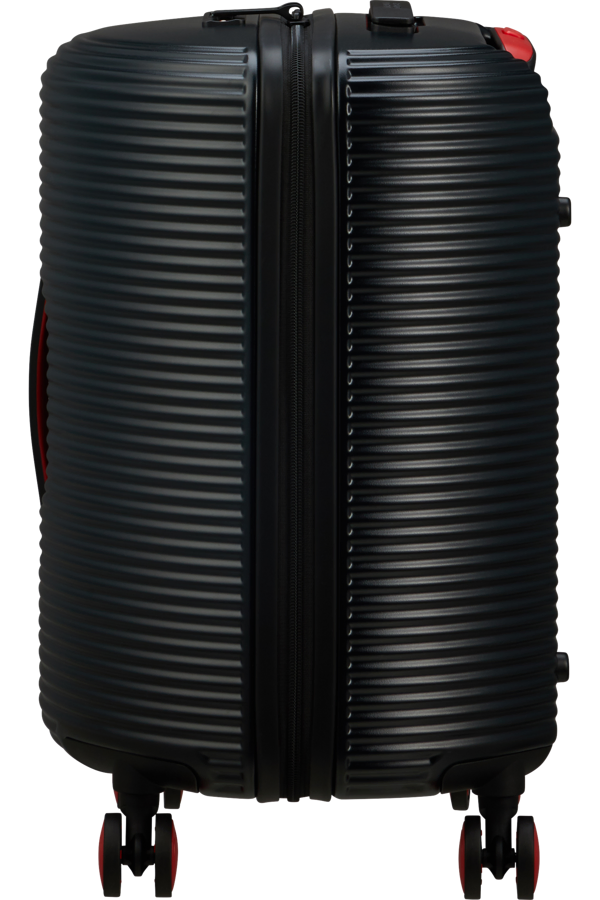 Mala de Cabine 52cm 4 Rodas Preto/Vermelho - Rollio | American Tourister