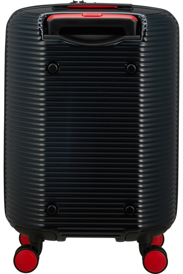 Mala de Cabine 52cm 4 Rodas Preto/Vermelho - Rollio | American Tourister