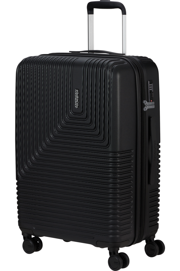 Mala de Viagem Média 67cm Expansível 4 Rodas Preto Meia-Noite - Niteline | American Tourister