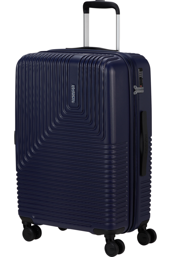 Mala de Viagem Média 67cm Expansível 4 Rodas Azul Luar - Niteline | American Tourister