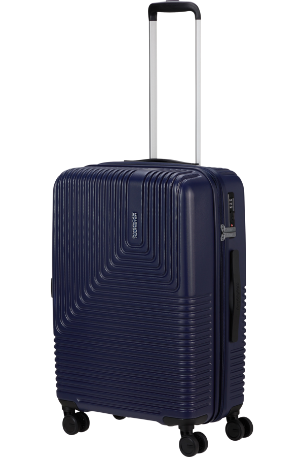 Mala de Viagem Média 67cm Expansível 4 Rodas Azul Luar - Niteline | American Tourister