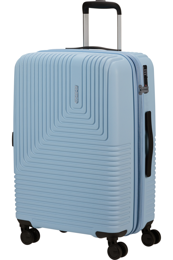 Mala de Viagem Média 67cm Expansível 4 Rodas Azul-Gelo - Niteline | American Tourister