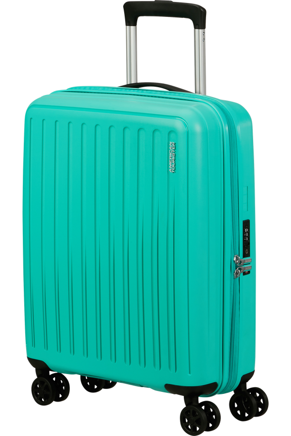 Mala de Cabine 55cm 4 Rodas Azul-Aquático - Rejoy | American Tourister®