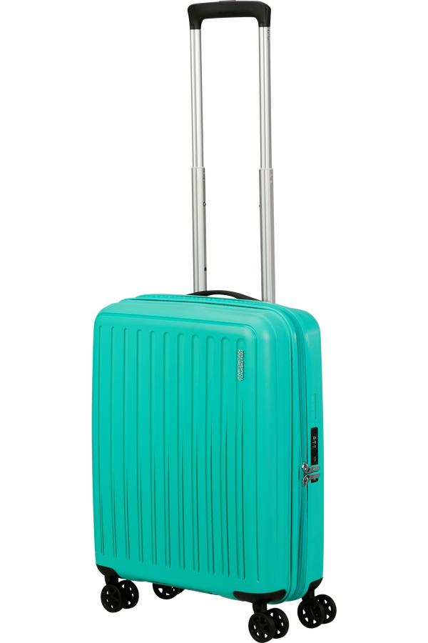 Mala de Cabine 55cm 4 Rodas Azul-Aquático - Rejoy | American Tourister®