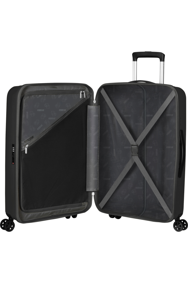 Mala de Viagem Média 68cm 4 Rodas Preto - Rejoy | American Tourister