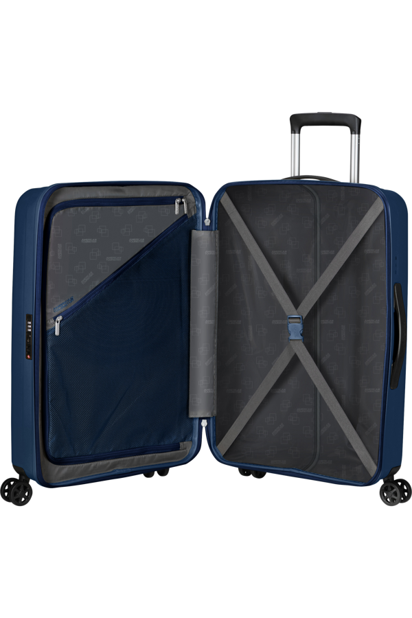 Mala de Viagem Média 68cm 4 Rodas Azul-Marinho - Rejoy | American Tourister