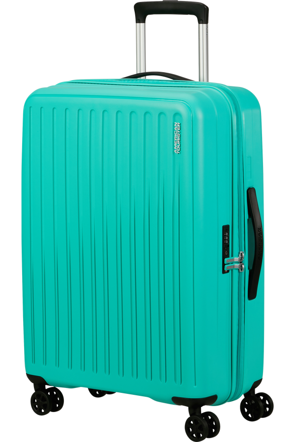 Mala de Viagem Média 68cm 4 Rodas Azul-Aquático - Rejoy | American Tourister®