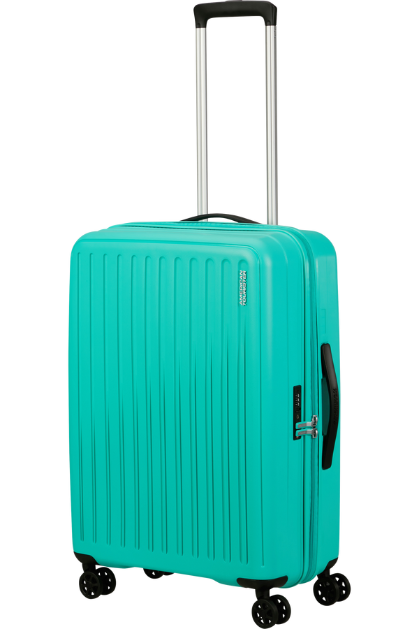 Mala de Viagem Média 68cm 4 Rodas Azul-Aquático - Rejoy | American Tourister®