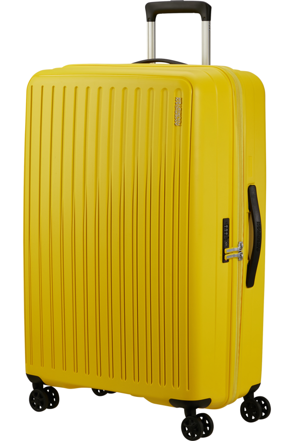 Mala de Viagem Grande 77cm 4 Rodas Amarelo Elétrico - Rejoy | American Tourister