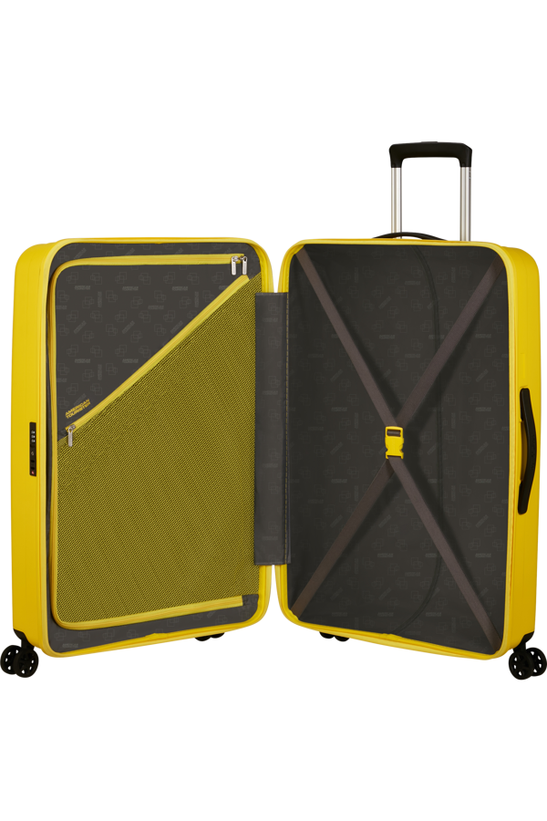 Mala de Viagem Grande 77cm 4 Rodas Amarelo Elétrico - Rejoy | American Tourister
