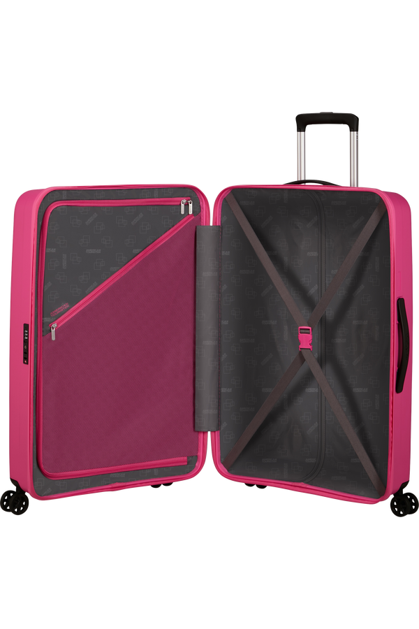 Mala de Viagem Grande 77cm 4 Rodas Rosa Havaiano - Rejoy | American Tourister®