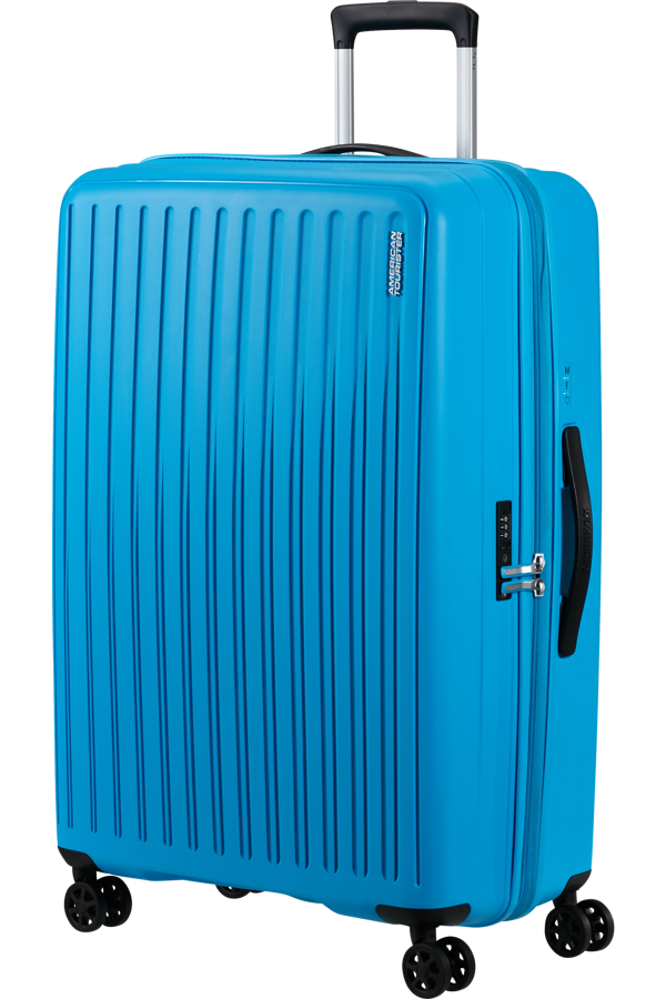 Mala de Viagem Grande 77cm 4 Rodas Azul-Celeste - Rejoy | American Tourister