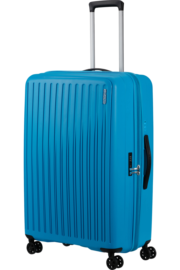 Mala de Viagem Grande 77cm 4 Rodas Azul-Celeste - Rejoy | American Tourister