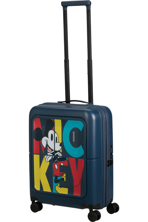 Mala de Cabine 55cm Expansível 4 Rodas Disney Mickey Pop Letras - DashPop Disney | American Touriste