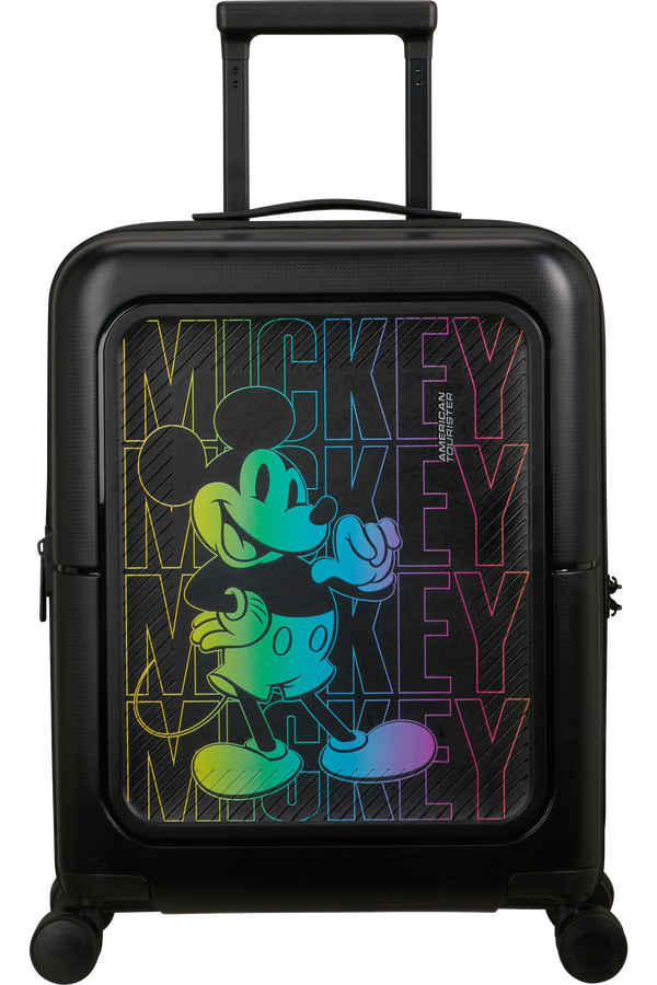 Mala de Cabine 55cm Expansível 4 Rodas Disney Mickey Neon Gradiente - DashPop Disney | American Tour