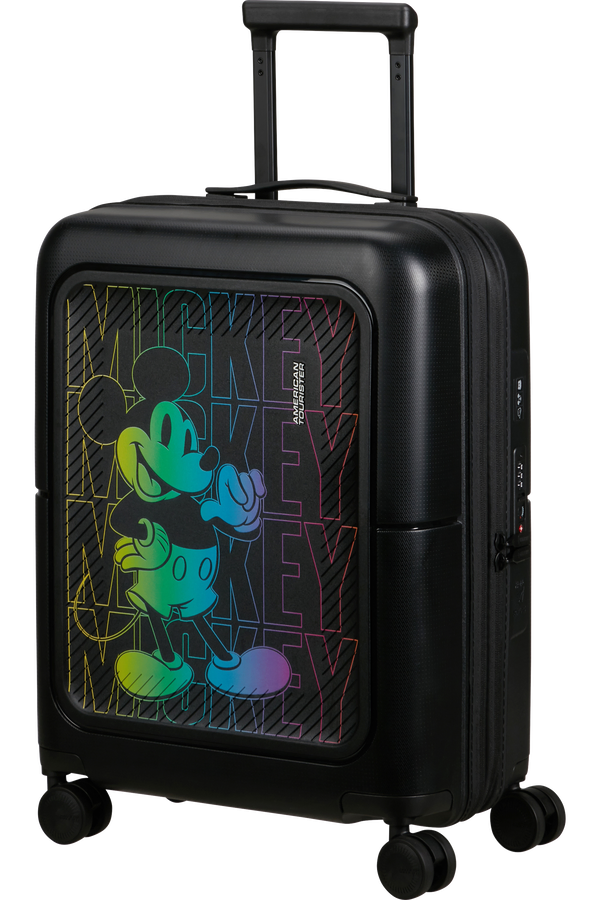Mala de Cabine 55cm Expansível 4 Rodas Disney Mickey Neon Gradiente - DashPop Disney | American Tour