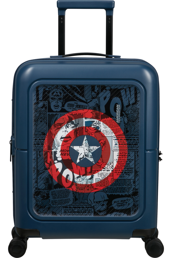 Mala de Cabine 55cm Expansível 4 Rodas Marvel Escudo Capitão América - DashPop Marvel | American Tou