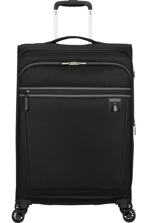Mala de Viagem Média 69cm Expansível 4 Rodas Preto - AeroSpin | American Tourister
