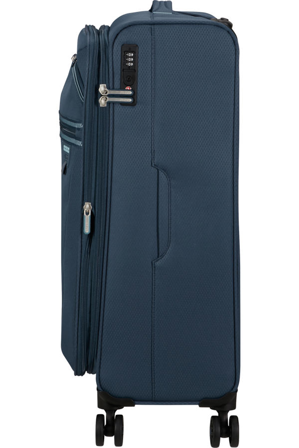 Mala de Viagem Média 69cm Expansível 4 Rodas Índigo - AeroSpin | American Tourister