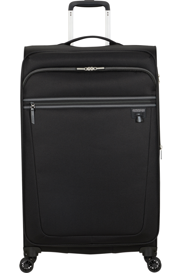 Mala de Viagem Grande 80cm Expansível 4 Rodas Preto - AeroSpin | American Tourister