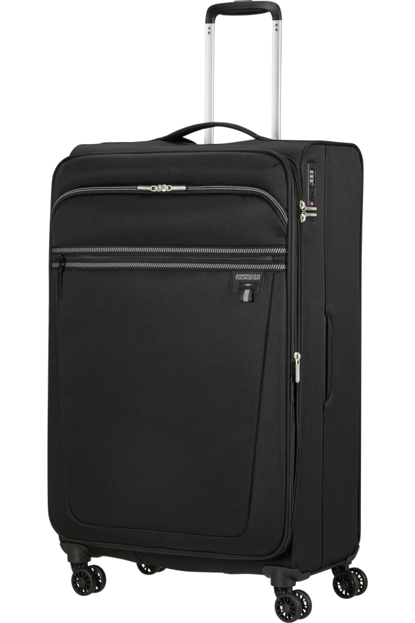 Mala de Viagem Grande 80cm Expansível 4 Rodas Preto - AeroSpin | American Tourister