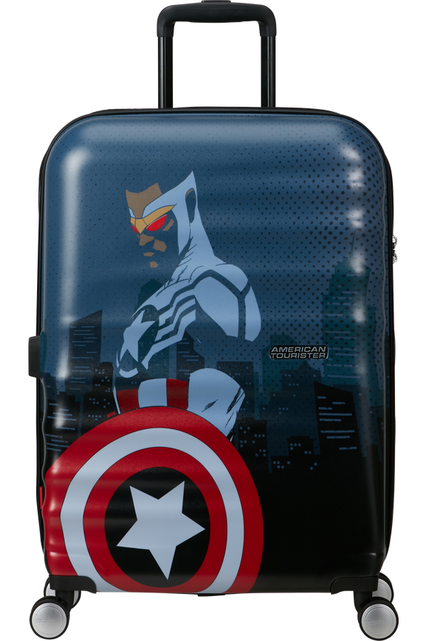 Mala de Viagem Média 67cm 4 Rodas Falcão - WaveBreaker Marvel | American Tourister®