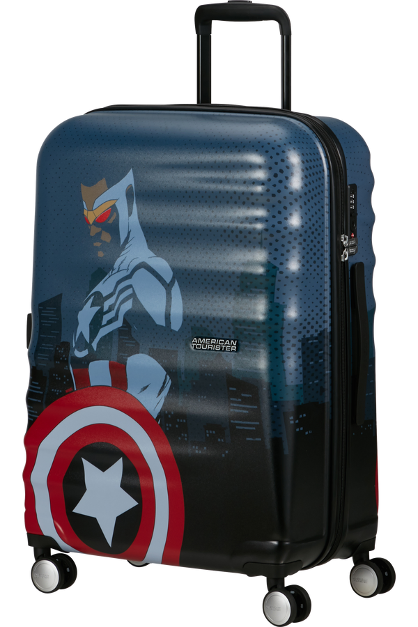 Mala de Viagem Média 67cm 4 Rodas Falcão - WaveBreaker Marvel | American Tourister®