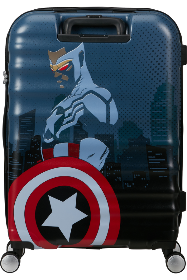 Mala de Viagem Média 67cm 4 Rodas Falcão - WaveBreaker Marvel | American Tourister®