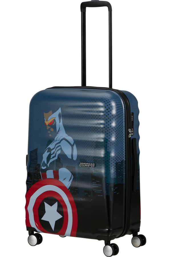 Mala de Viagem Média 67cm 4 Rodas Falcão - WaveBreaker Marvel | American Tourister®