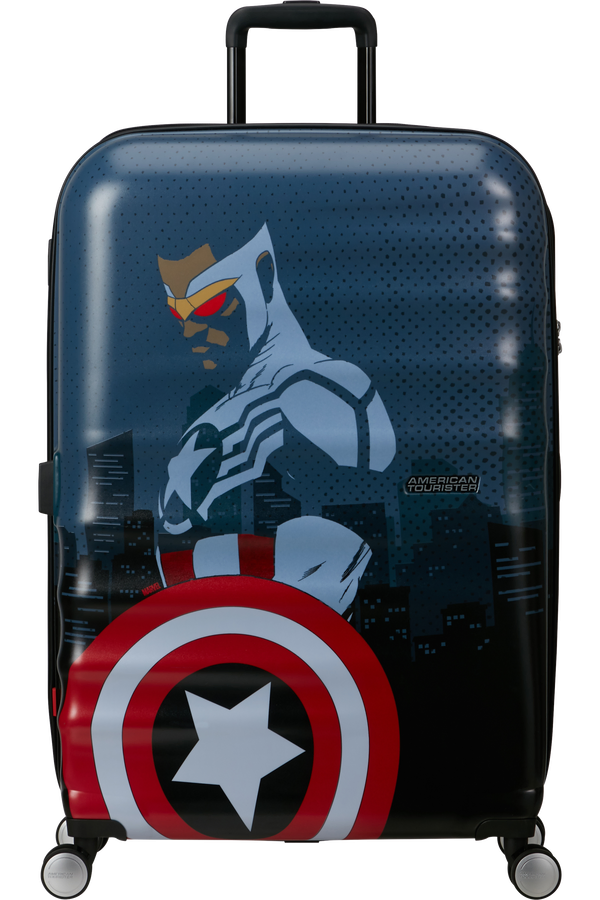 Mala de Viagem Grande 77cm 4 Rodas Falcão - WaveBreaker Marvel | American Tourister®