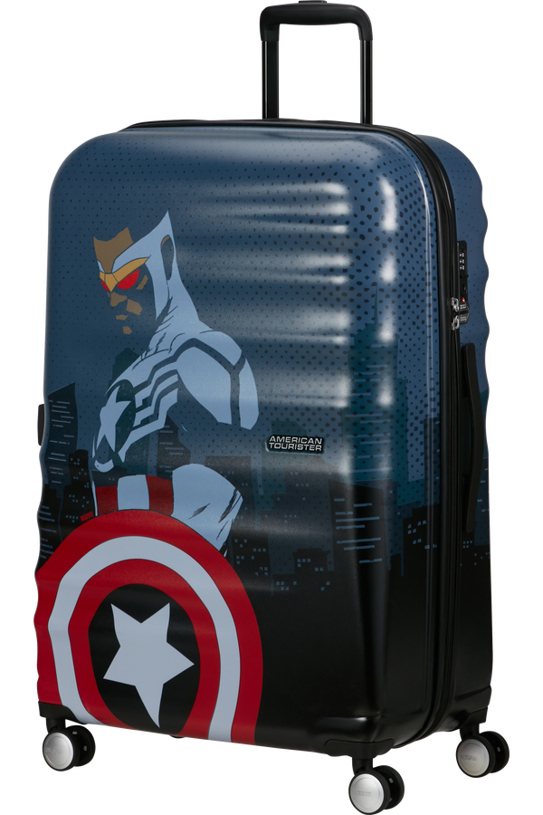 Mala de Viagem Grande 77cm 4 Rodas Falcão - WaveBreaker Marvel | American Tourister®