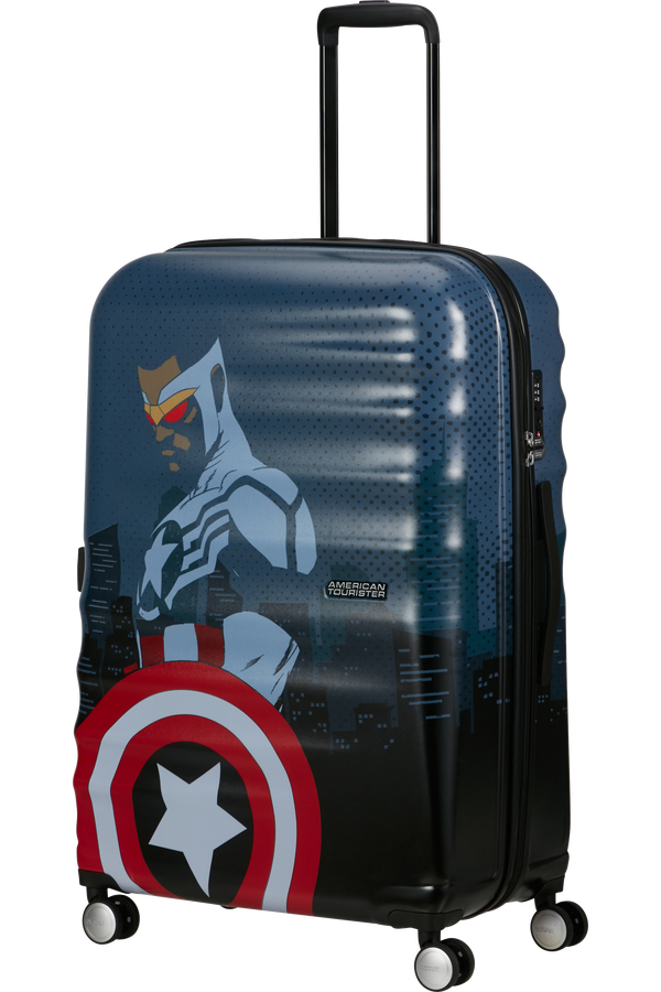 Mala de Viagem Grande 77cm 4 Rodas Falcão - WaveBreaker Marvel | American Tourister®