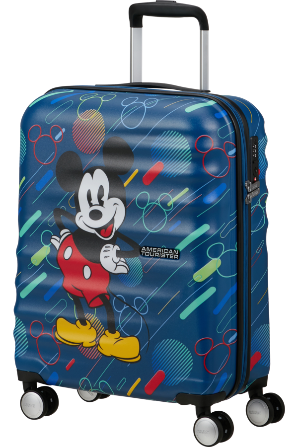 Mala de Cabine 55cm 4 Rodas Mickey Pop Futurista - WaveBreaker Disney | American Tourister