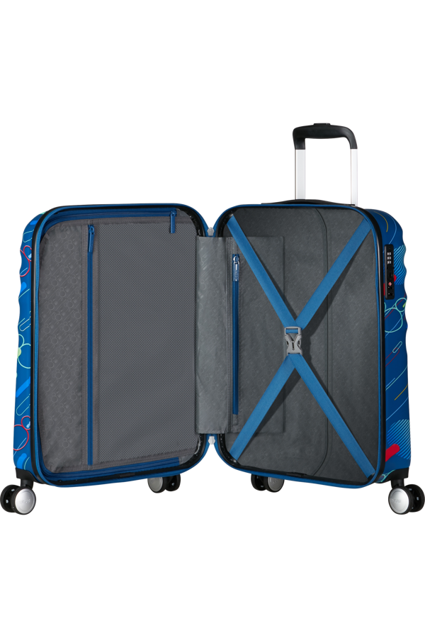 Mala de Cabine 55cm 4 Rodas Mickey Pop Futurista - WaveBreaker Disney | American Tourister
