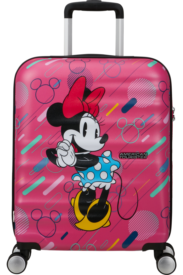 Mala de Cabine 55cm 4 Rodas Minnie Pop Futurista - WaveBreaker Disney | American Tourister